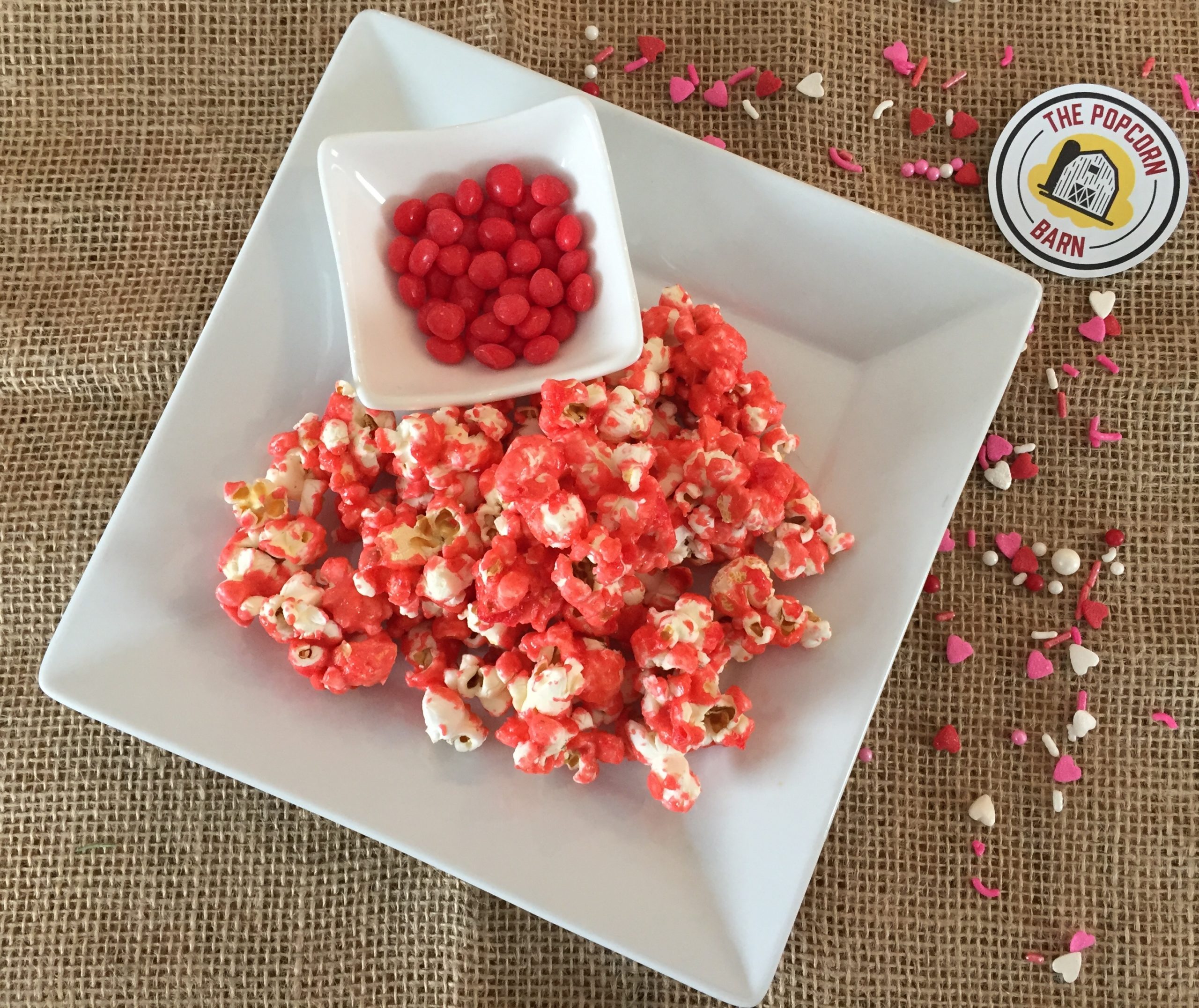 Love is in the air with Cinnamon Heart Popcorn!!